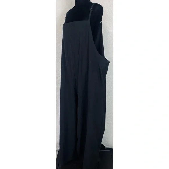 (NWT) YESNO • Chic Black Sleeveless Square-Neck Wide Leg Jumpsuit, 4XL - Picture 13 of 16